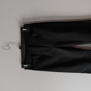 O&E Flare Black Dress Pants with Zipper, Button, Pockets stretchy size 3